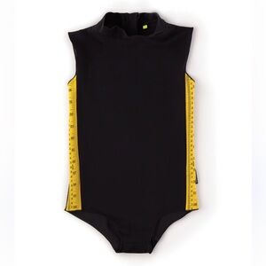 Nununu Black Bathingsuit with Yellow Accents
